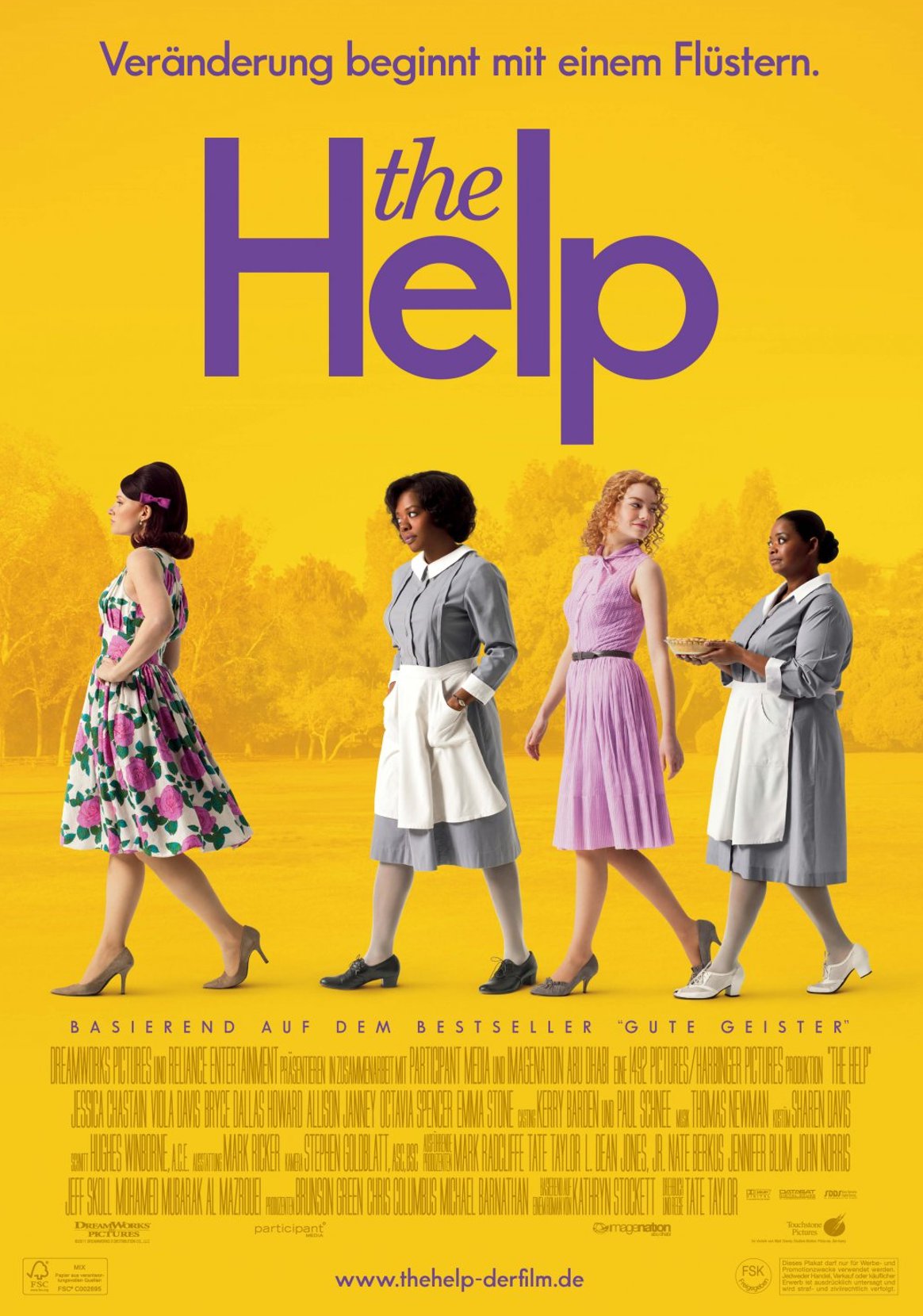 حصريا فيلم The Help 2011 PPVRIP تحميل مباشر وعلى اكثر من سيرفر The-help-poster1