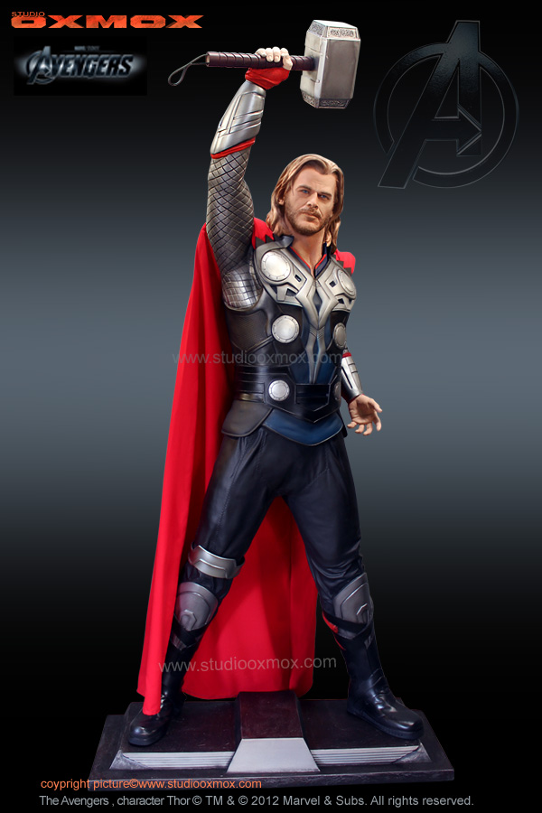 Les travaux de Gaby & Marc Klinnert (Oxmox Studio) Thor_avengers_1xl