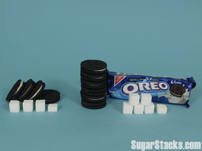  كميه السكر في طعامنا  Oreos