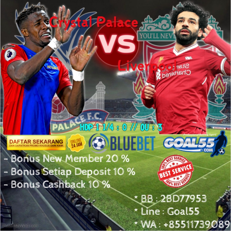 Promo Bonus Agustus Ini Terpopuler Crystal-Palace-Vs-Liverpool