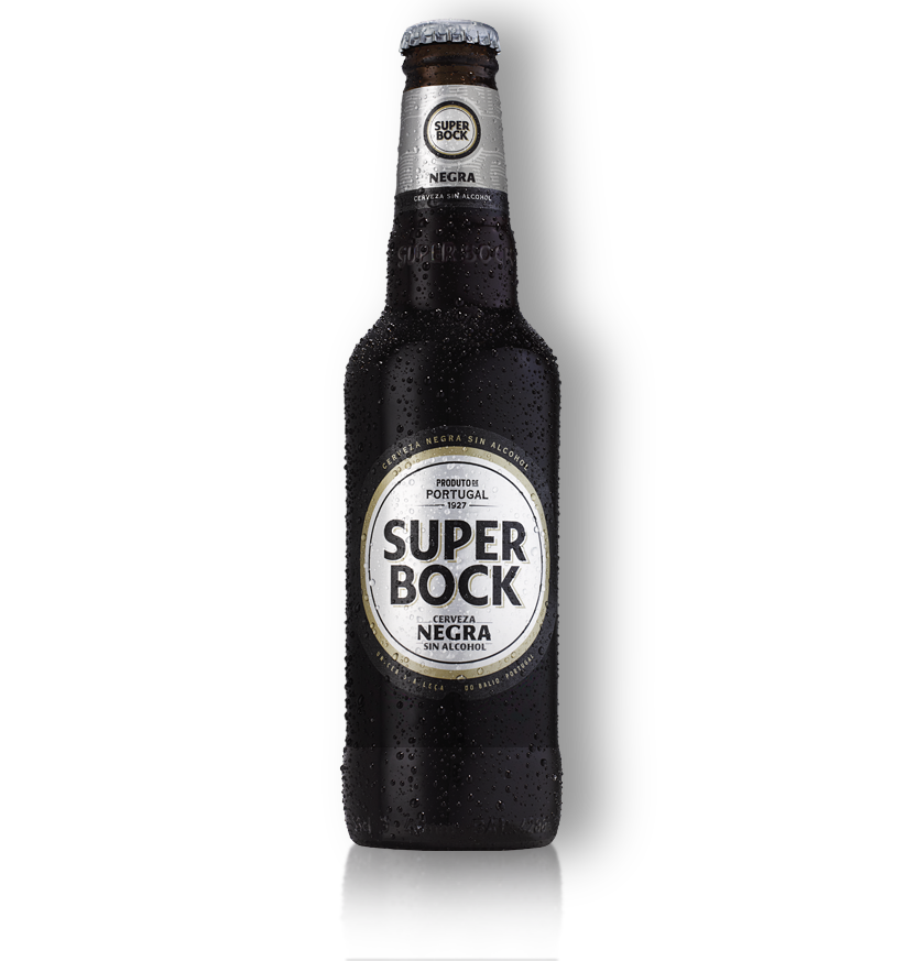 Cerveza SIN ALCOHOL Super-bock-negra-sem-alcool