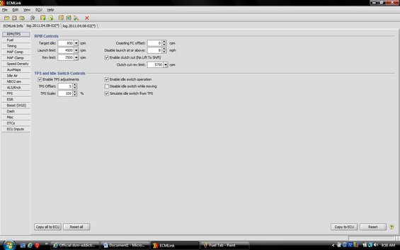 ECMlink switchable tunes write up! Idlswsim