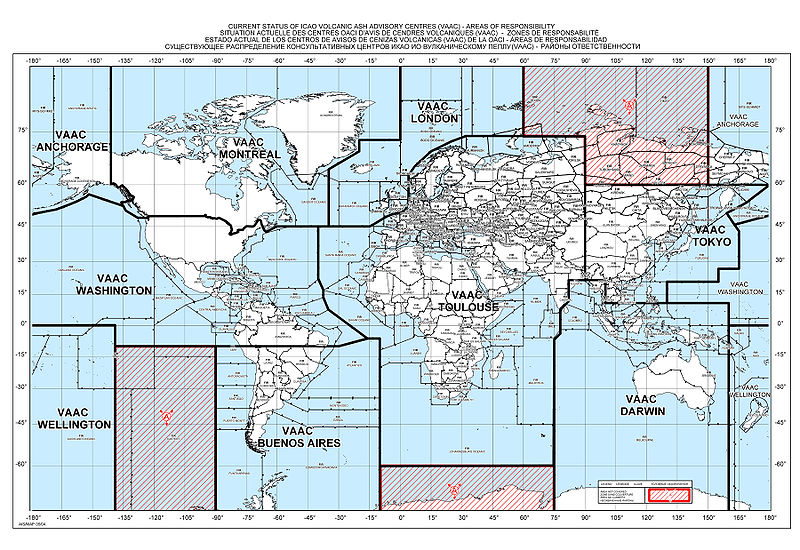 Erupcija vulkana – zašto je pepeo opasan? VAAC_Coverage