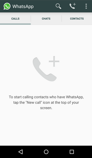 يمكنك الان استخدام ميزة المكالمات الصوتية في تطبيق واتس اب Screenshots-showing-the-new-WhatsApp-UI-with-voice-call-feature-1