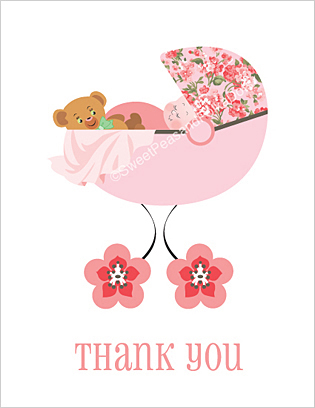 أدوات البيت الاردني ( قديماااا )  SweetPeas_Pink_Posy_T_Card