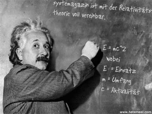 SAVEZ VOUS   ????? Einstein_systemagazin