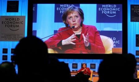 Le forum de Davos 2007. AngelaMerkel3