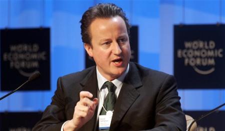 Le forum de Davos 2007. DavidCameron