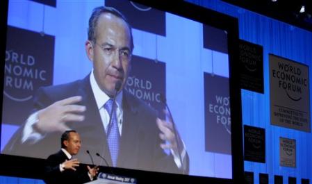 Le forum de Davos 2007. FelipeCalderon1