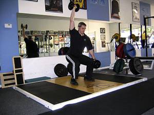 Exercise of the Week :Single DB Overhead Squats Image002