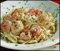 مكرونة فيتوتشيني بالجمبري  FettuciieShrimp