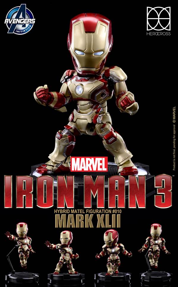 [Herocross] Hybrid Metal Figuration #010: Iron Man Mark XLII HRM