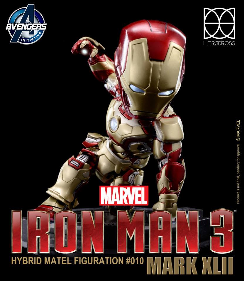 [Herocross] Hybrid Metal Figuration #010: Iron Man Mark XLII HRM1