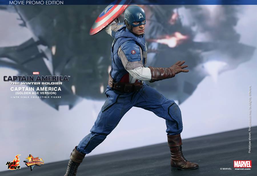 [Hot Toys] Captain America: The Winter Soldier - Captain America (Golden Age Ver.) HT017