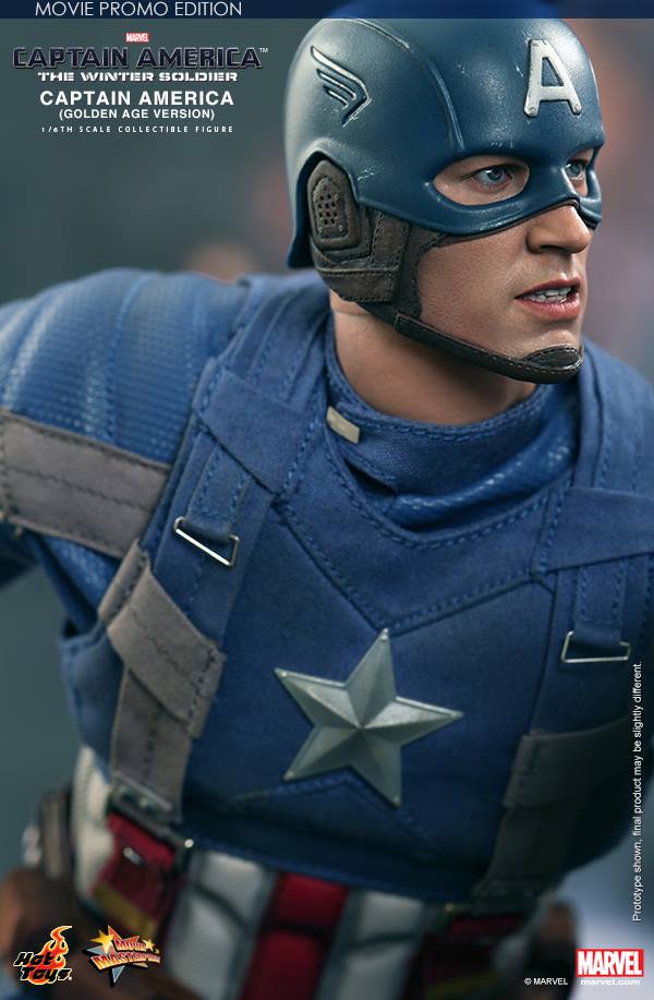 [Hot Toys] Captain America: The Winter Soldier - Captain America (Golden Age Ver.) HT024