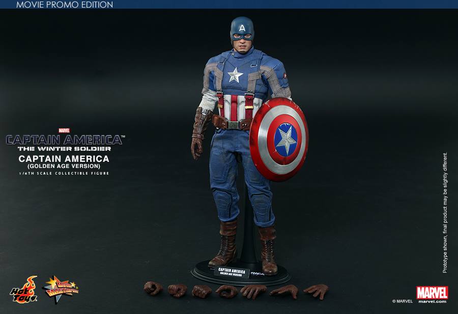 [Hot Toys] Captain America: The Winter Soldier - Captain America (Golden Age Ver.) HT026