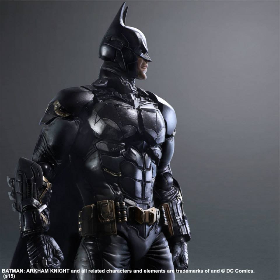 Figurine Play-Arts Batman Arkham City – Square Enix, 22 Cm, PVC, Neuve Sous Boîte
