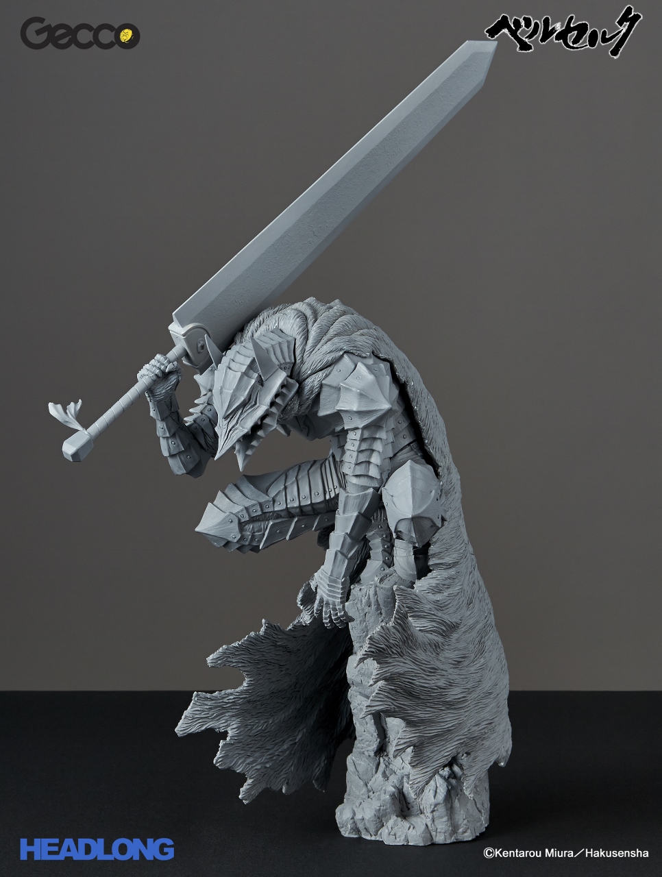 [Gecco] Berserk - Resin model kits 1/8 - Guts Berserker-unpainted-966x1280