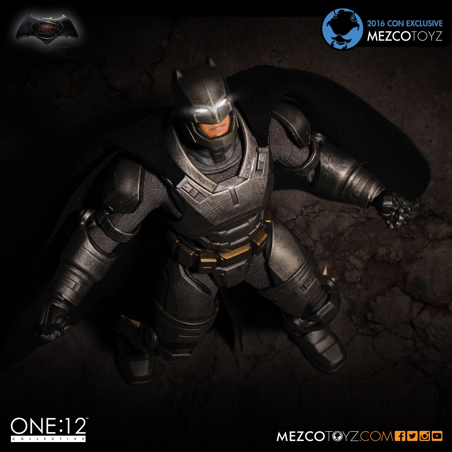 [Mezco] One:12 Collective - Batman vs. Superman - Armored Batman ME02