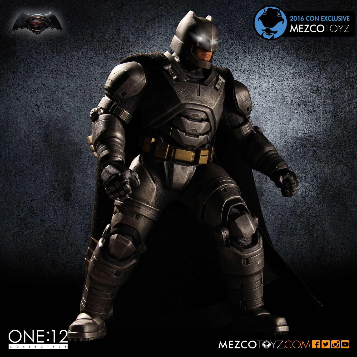 [Mezco] One:12 Collective - Batman vs. Superman - Armored Batman ME05