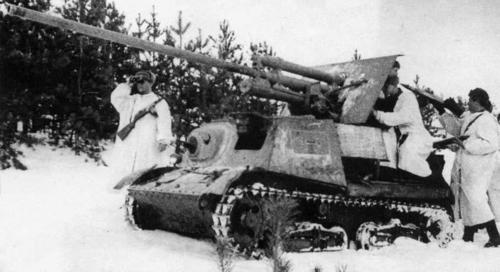 The Soviet "monster" ZIS-30 Zis-30-winter1