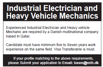 مطلوب industrial electrician and heavy vehicle mechanics  - قطر  10-12-2014  5486d09fb2a5f_Untitled-4_06