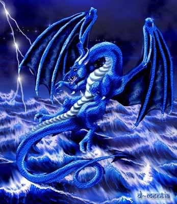 LES DRAGONS  Dragon-bleu