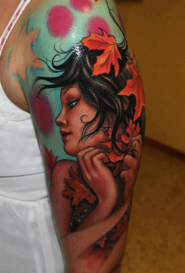 Cuando el tatuaje se convierte en arte...(Grandes tatuadores) - Página 19 Tatuajes-dibujos-brazo