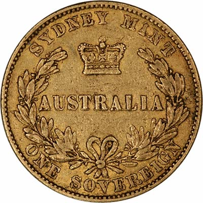 1 Soberano de Victoria, Australia 1881 1855australiasovereignsydneymintrev400
