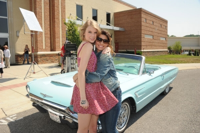 taylor Shooting a segment for the CMT Music Awards in Nashville Normal_033