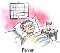 الحمى ، ارتفاع درجة الحرارة Fever Fever_pain