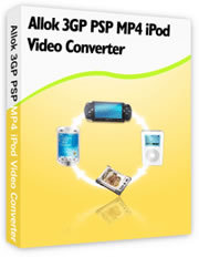 برنامج تحويل الصيغ Allok-3GP-PSP-MP4-iPod-Video-Conver