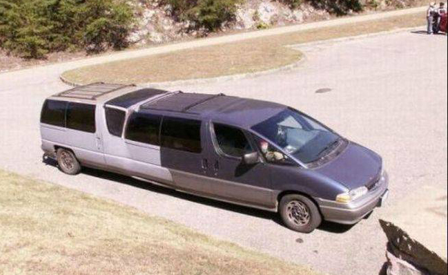 Your character's ride. Redneck-Mini-Van-Limo