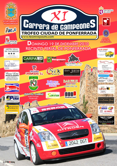 XI Carrera de Campeones Ciudad de Ponferrada Cartel