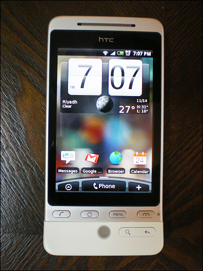  تقرير مفصل عن HTC HERO من نظام Android Heroface