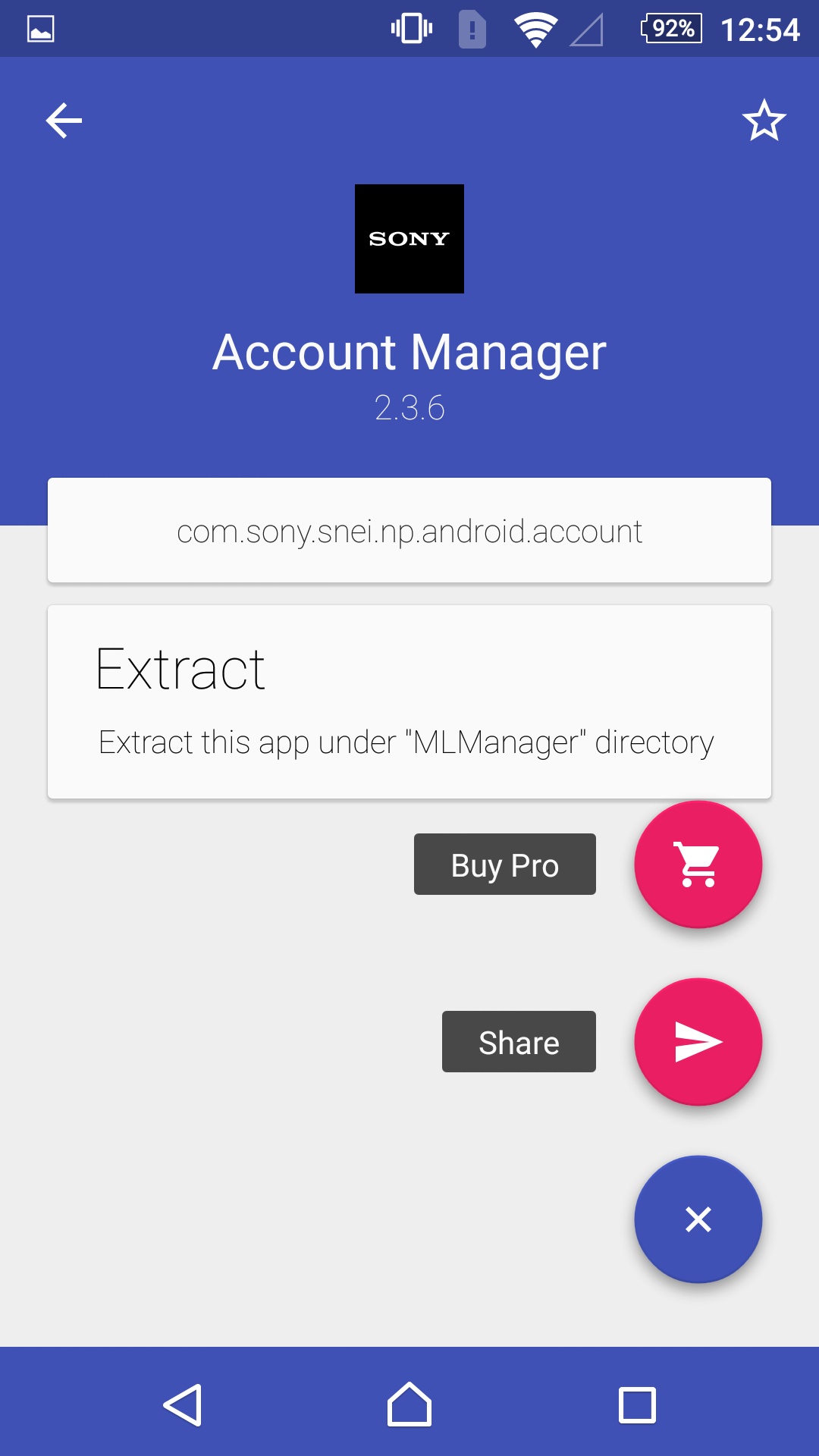  تطبيق ML Manager لإستخراج التطبيقات بصيغة APK وإرسالها وأكثر ML-Manager2