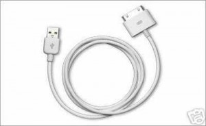 مواصفات جهاز iPad وشرح مفصل عن الجهاز مع الصور وطرق التوصيل Usb-ipod-cable-300x184