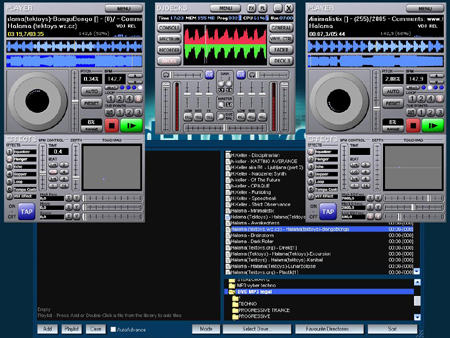  DJ Decks برنامج إدارة DJ مع خاصية play back Djdecks01