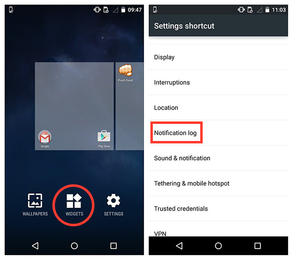 Hướng dẫn khôi phục lại các thông báo (notification) lỡ xóa trên Android Androidpit-recover-notifications-w782