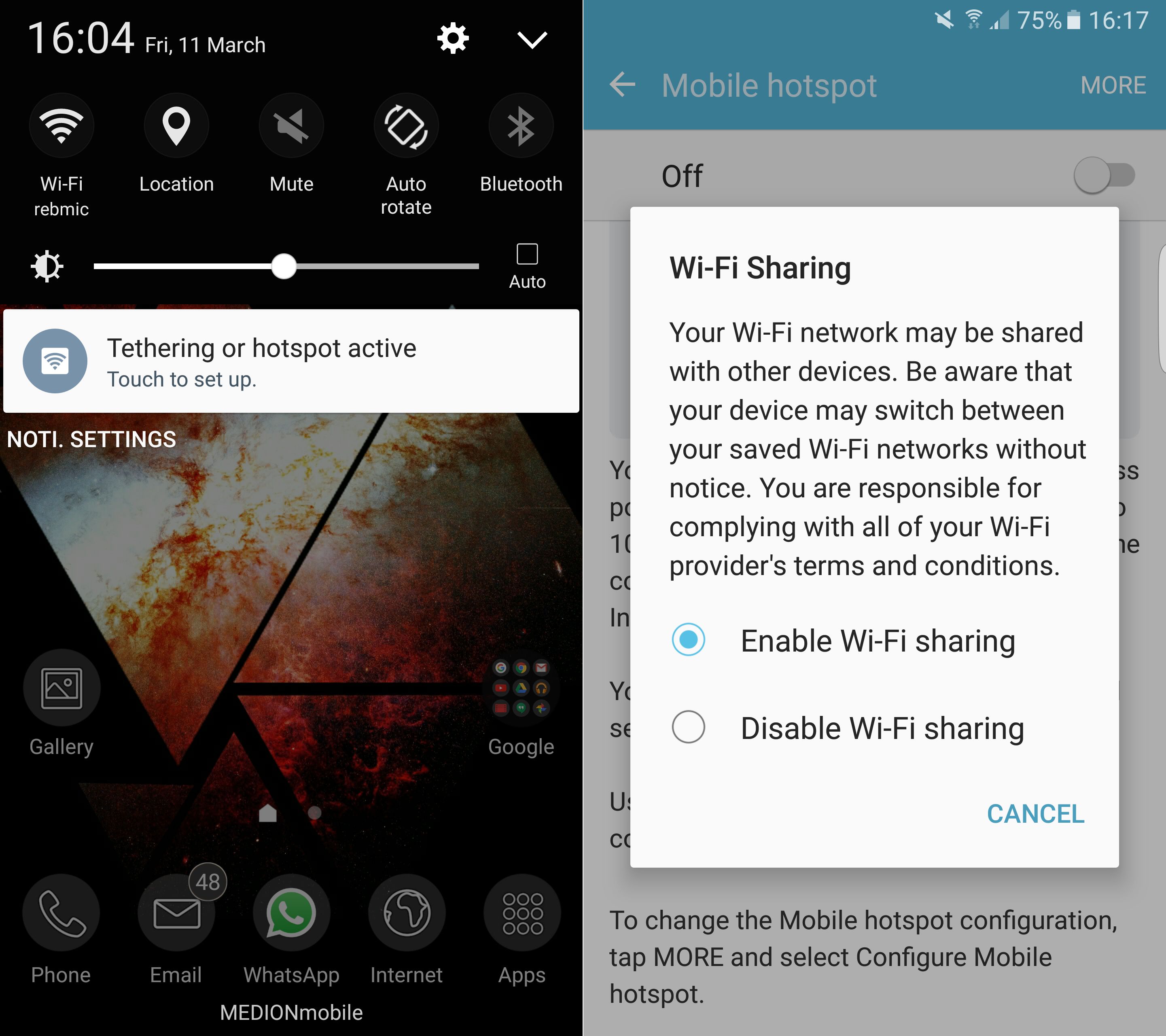 Galaxy S7/S7 Edge cho phép chia sẻ kết nối Wi-Fi với các thiết bị khác Galaxy-s7-wi-fi-tethering-2