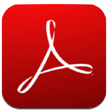 Adobe finalmente lanza su aplicación de Adobe Reader para iOS Adobe-reader-ios-logo