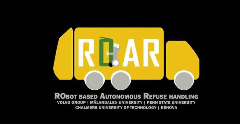 Robots da Volvo recolhem o lixo ROAR-Volvo