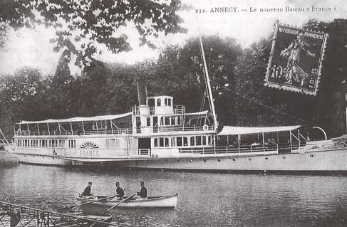 histoire d'un bateau Franceannecy