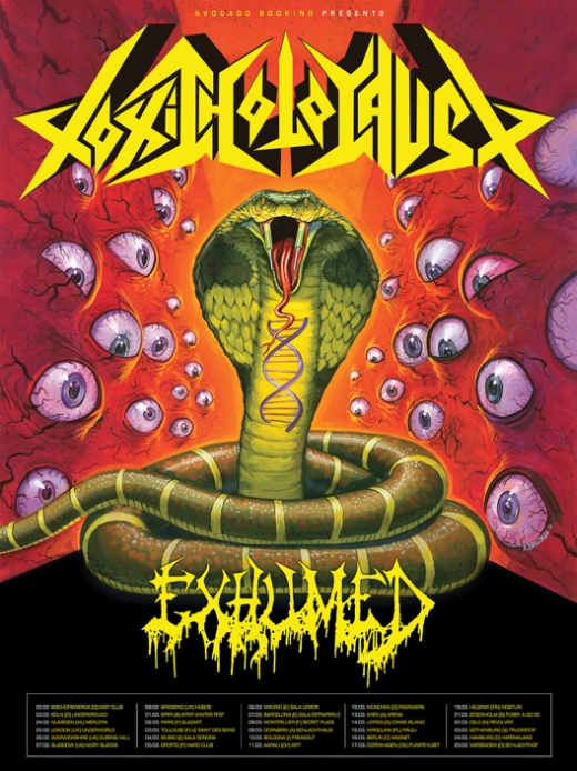 TOXIC HOLOCAUST + EXHUMED  @ Glazart - Paris Toxictour