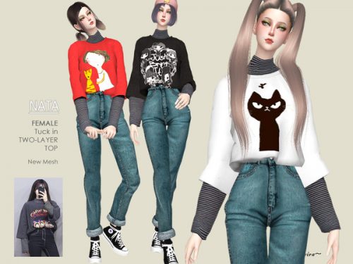 	☾THE SIMS 4☽ แจกผมเสื้อผ้าบลาๆ ✱สำหรับผู้หญิง✱ แต่ผู้ชายท่านใดจะช็อปให้ลูกสาวก็ย่อมได้ᵁᴾ¹	 00342636