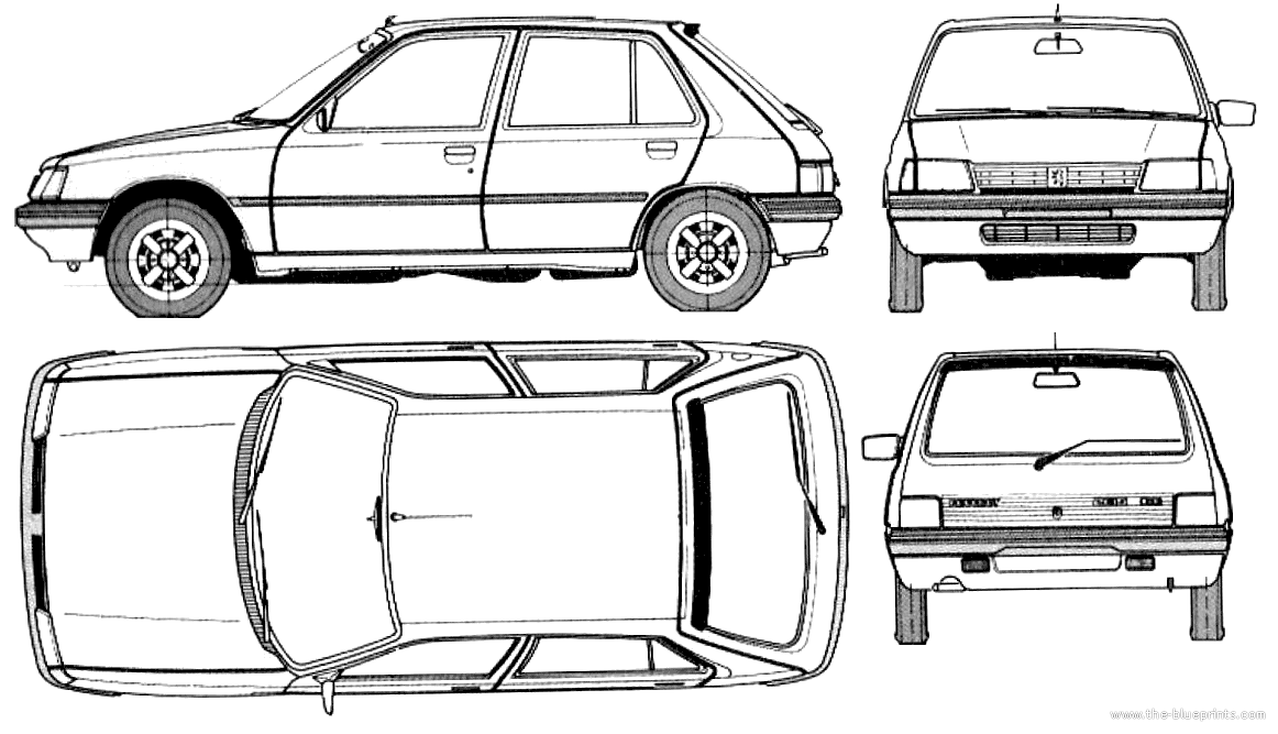 صور و فيديوهات Peugeot 205  Peugeot-205-5-door-2