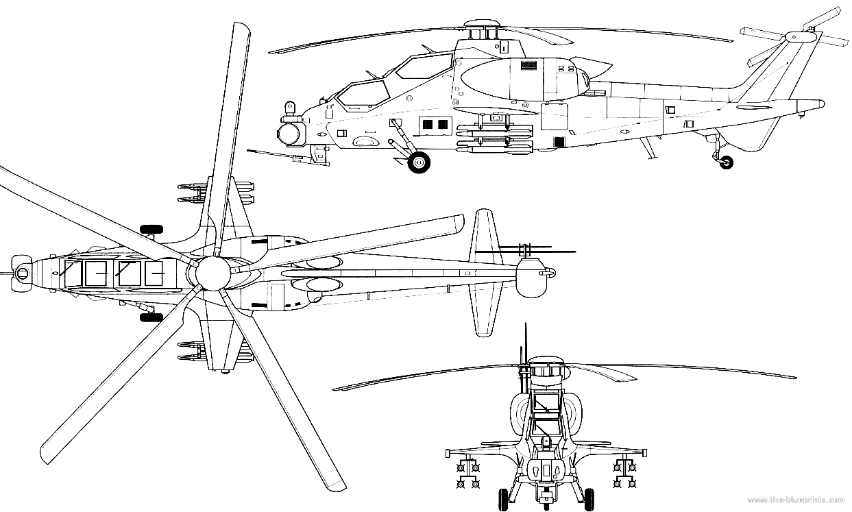 Changhe Aircraft Industries Corporation WZ-10   (helicoptero de ataque a tierra  de origen chino diseñado por kamov) Caic-wz-10-pi-li-huo