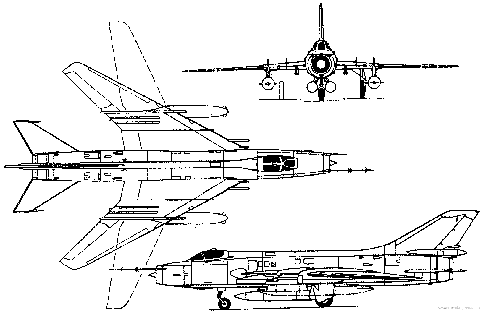 الطائرات التي ينتجها العملاق الروسي سوخوي. Sukhoi-su-17-1966-russia