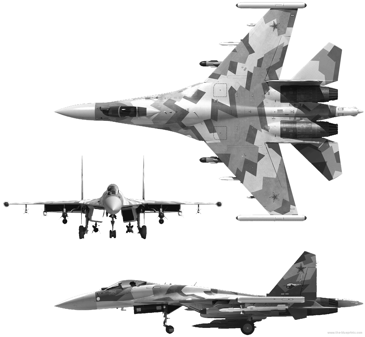 Mikoyan-Gurevich MiG-29 & Company Sukhoi-su-35bm