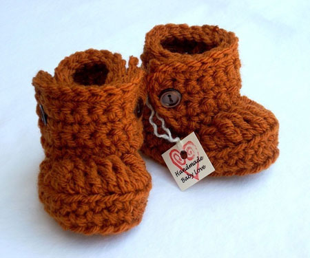 baby crochet shoes free pattern Crochet-booties-09